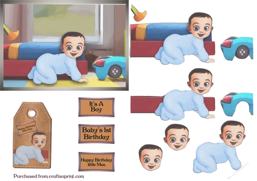 Baby Boy Card
