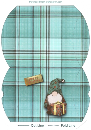 Christmas Gnome Pillow Gift box