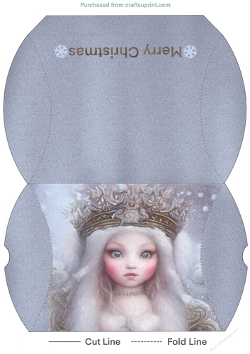 Christmas Snow Princess Pillow Gift Box