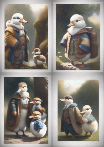 Cute Family Duck Toppers