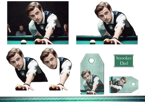 Dad Snooker Card Sheet