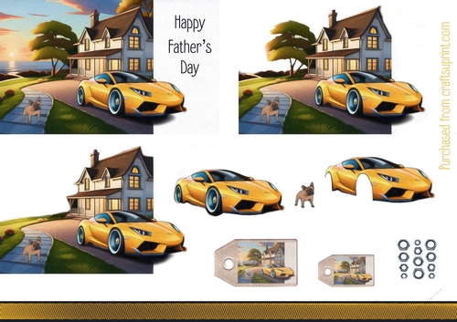 Sports Car Fathers Day