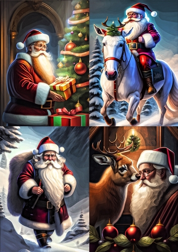 Father Christmas Topper