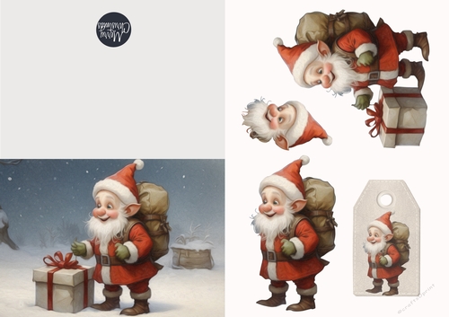Christmas Elf 1 Quick Card