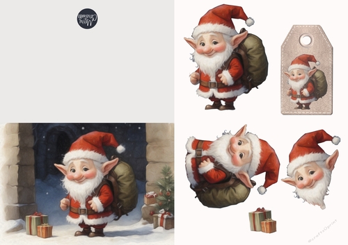 Christmas Elf 3 Quick Card