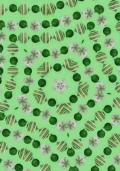Christmas Bauble Design Background paper