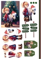 Young Girl With Pony Christmas Card Sheet