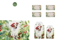 Watercolour Jack Russell Christmas Card