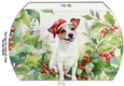 Watercolour Jack Russell Christmas Pillow Box Gift Box