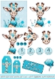 Jerry Giraffe Kids Birthday Card Sheet
