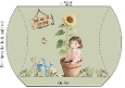 Cute Girl in Sunflower Pot Matching Pillowbox