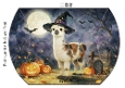 Halloween Llama — Pillow Box Template, Witch Hat & Pumpkins