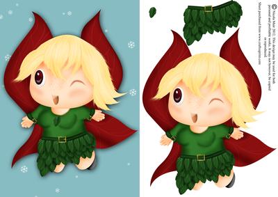 Christmas Fairy/angel Chibi
