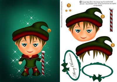 Christmas Elf at North Pole