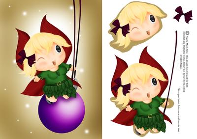 Christmas Fairy on Bauble