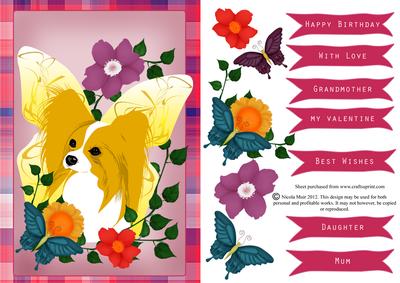 Papillon in Flowers and Butterflies