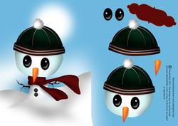 Cute Christmas Snowman