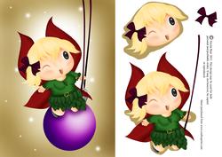 Christmas Fairy on Bauble