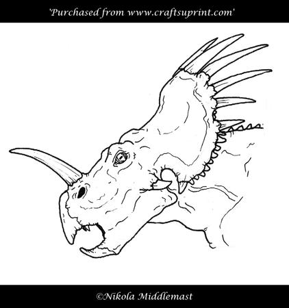 Styracosaurus Head