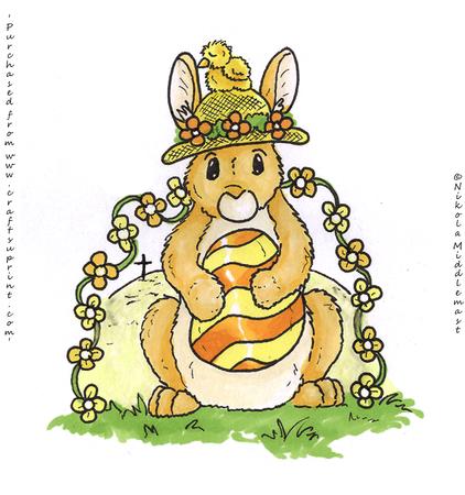Bunny in a Bonnet