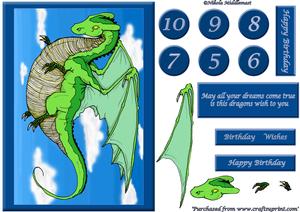 Dragon Card Front & Bits
