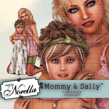 Mommy and Sally - High Quality Poser