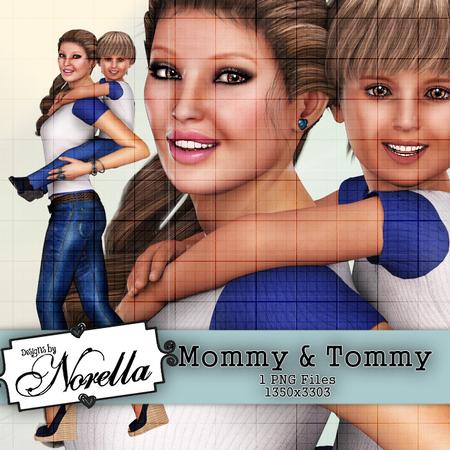 Mommy and Tommy - High Quality Poser