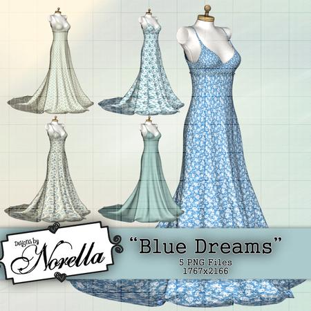Blue Dreams Gowns