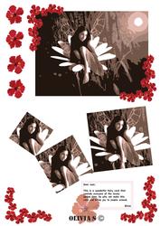 Layer Card - Fairy & Flowers
