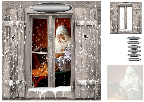 Santa reading