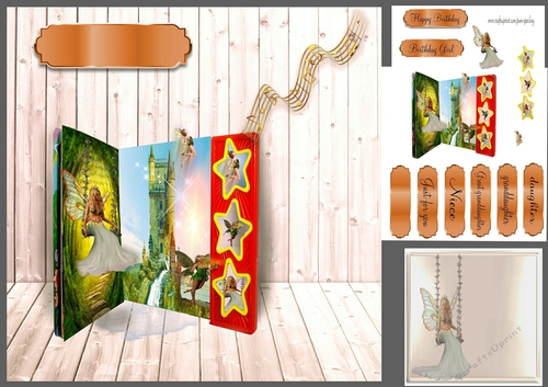 fairy  pop-up book