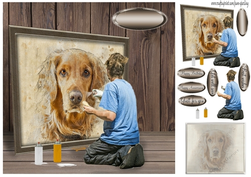 golden Retriever Art
