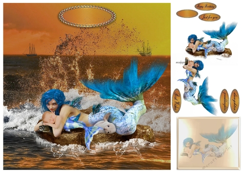 mother and baby of the sea 