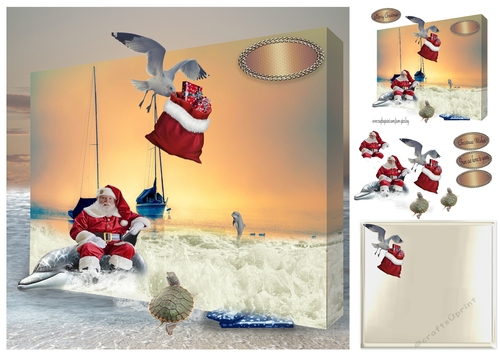 Santa at sea