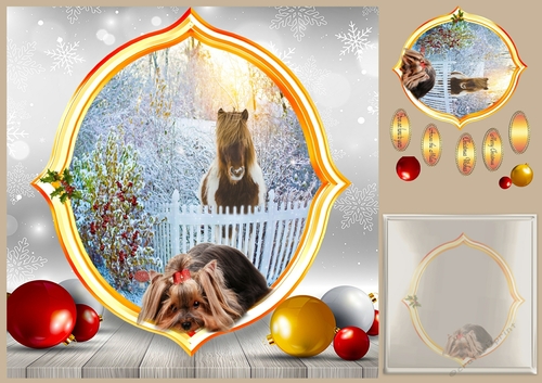 Christmas pup