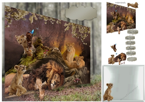 lion family