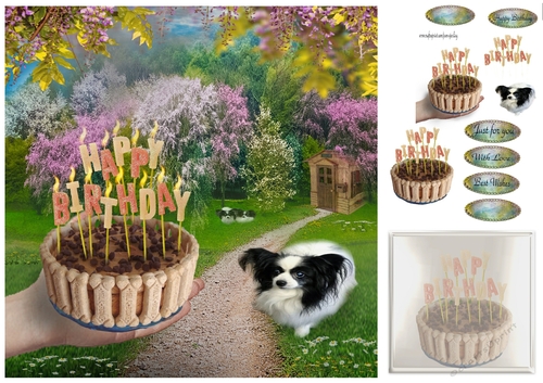 the birthday dog