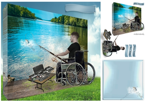 fishing in a wheelchair