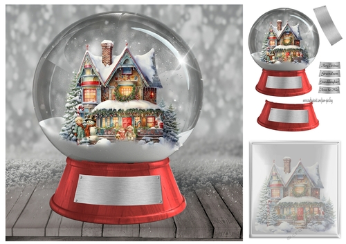 Christmas snow globe 