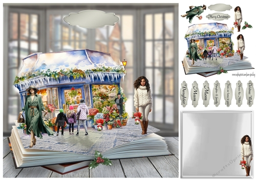 Christmas flower shop