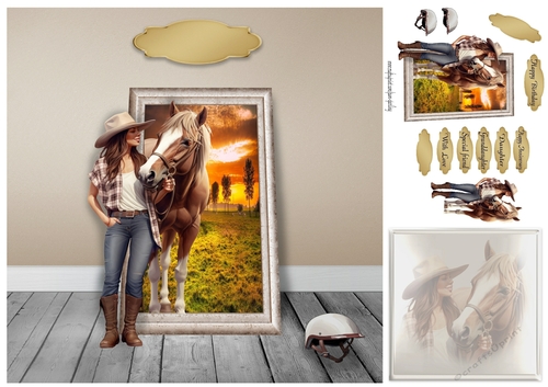 girl and her horse
