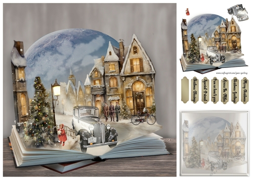 Old Christmas town