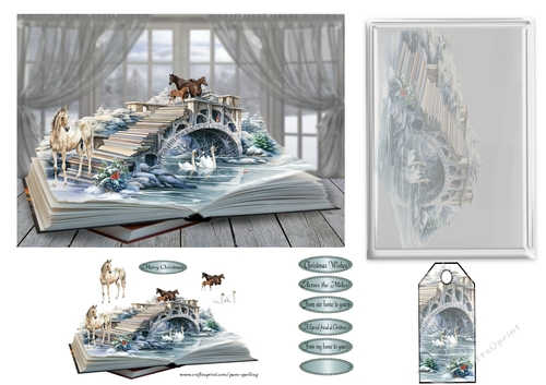 a bridge of books