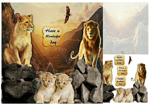 lion family