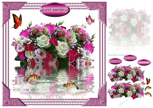 carp and roses