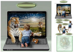 tiger and boy