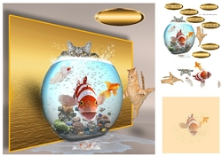 cats fishing