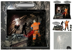 in the mines