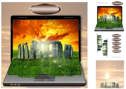 sunrise at stonehenge