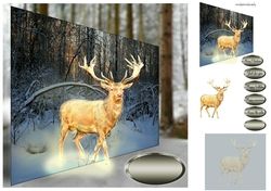 glowing stag